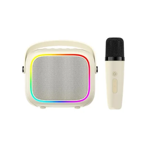Havit SK818BT Mini Portable Karaoke Speaker Price in BD - Front view of Havit SK818BT mini karaoke speaker with wireless microphone
