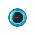 Havit SK889BT Multi-color Ambient Light Bluetooth Speaker Price in BD - Front view of Havit SK889BT speaker illuminated with 360 RGB lighting