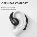 Soundcore AeroFit Pro Open-Ear Sport Earbuds- Black - Image 3