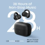 Soundcore Boom C50i Comfortable Clip Earbuds- Black - Image 4