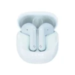 Havit TW931 ENC Bluetooth Earbuds Price in BD - Front view of Havit TW931 ENC earbuds resting beside charging case