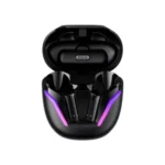 Havit TW970 RGB TWS Wireless Gaming Earbuds with Dongle Price in BD - Front view of Havit TW970 RGB gaming earbuds with 2.4GHz USB-C dongle