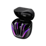 Havit TW970 RGB TWS Wireless Gaming Earbuds with Dongle Price in BD - Front view of Havit TW970 RGB gaming earbuds with 2.4GHz USB-C dongle
