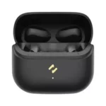 Havit TW982 LIFE 01T TWS Earbuds Price in BD - Front view of Havit TW982 LIFE 01T earbuds resting beside charging case