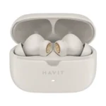 Havit TW992 True Wireless Gaming Earbuds Price in BD - Front view of Havit TW992 gaming earbuds and charging case