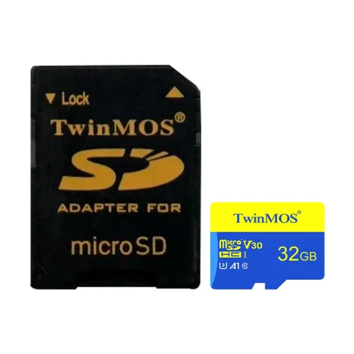 Twinmos 32GB MicroSDHC U3 Class 10 V30 A1 Memory Card Price in Bangladesh - Fast speed video memory card with SD adapter