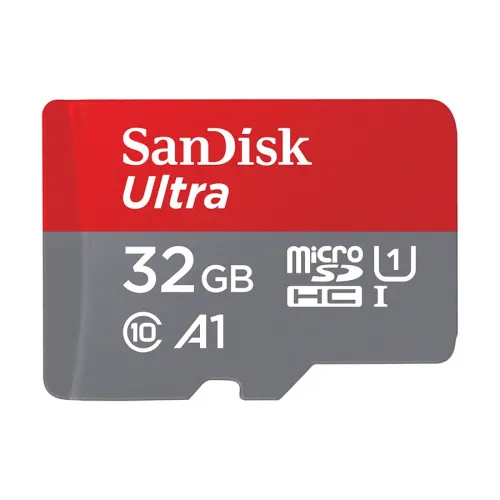 SanDisk Ultra 32GB Class 10 120MB/s Micro SDHC UHS-I Memory Card Price in BD - Red and grey micro SDHC memory card featuring 120MB/s transfer speed rating