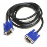 HAVIT Male to Male 10 Meter VGA Cable Price in BD - Long coiled black HAVIT 10-meter VGA male to male cable with blue connectors
