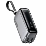 VOLTME GaNZero 5K Hybrid Power Charger Power Bank Price in Bangladesh - 2-in-1 GaN wall charger and portable battery with foldable prongs