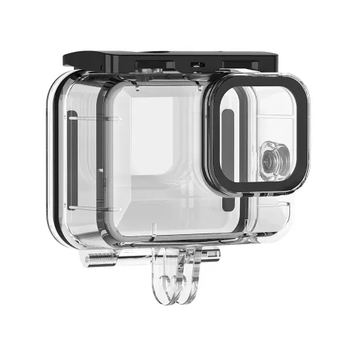 TELESIN Professional 45M Waterproof Diving Case For GoPro Hero 9 Price in BD - Transparent heavy-duty waterproof housing case with secure latch and glass lens