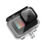 TELESIN Professional 45M Waterproof Diving Case For GoPro Hero 9 Price in BD - Transparent heavy-duty waterproof housing case with secure latch and glass lens