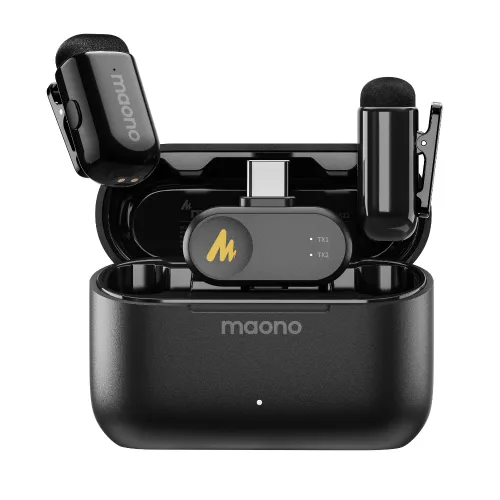 Maono Wave T1 Wireless Microphone Black