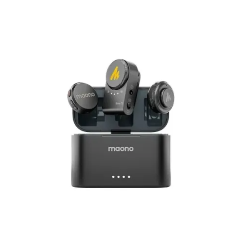 Maono Wave T5 Wireless Lavalier Microphone Combo Edition Black