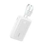 Anker Zolo 20000mAh 45W Power Bank with Built-in USB-C Cables White