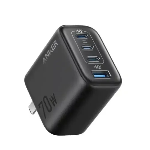 Anker Zolo Charger (70W, 4-Port, PD 3.0) - Black