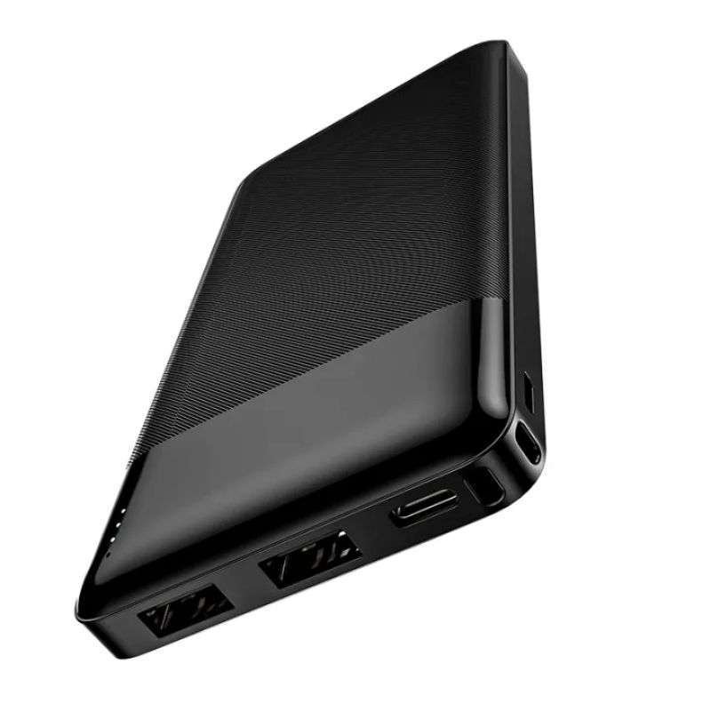 Hoco J72 Easy Travel 10000mAh Power Bank Price in Bangladesh - Portable dual-input charger with LED indicators and lithium polymer core