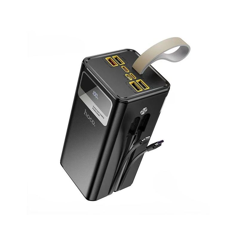 Hoco MMJ12 Plentiful 22.5W 50000mAh Power Bank Price in Bangladesh - Massive high-capacity portable charger with digital display and LED light