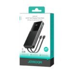 Joyroom JR-PBF19 10000mAh 22.5W Power Bank Price in Bangladesh - Portable fast charger with built-in cables and digital display