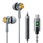 Plextone Type-C Wired Gaming Earphone G18 Black with 4 gaming sound modes switch