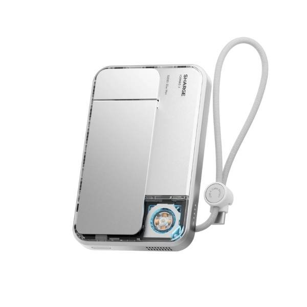 Sharge ICEMAG 3 Qi2 25W Wireless Power Bank Price in Bangladesh - Transparent active cooling magnetic fast charger