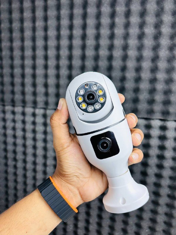 Dual Lens V380 Pro PTZ Bulb IP Night Vision Camera Price in BD
