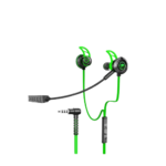 Plextone xMowi RX1 3.5mm ENC Gaming Earphone Green with detachable long mic