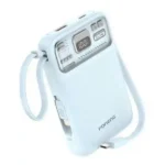 Foneng PX112 10000mAh MagSafe Power Bank with 2 Built-in Cables 22.5W Price in Bangladesh - Wireless portable charger