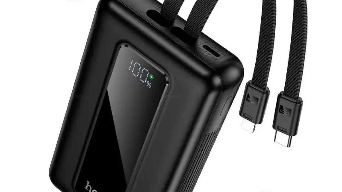 hoco-j162a-20000mah-22-5w-power-bank-1-1200x675 Hoco MMJ17 20000mAh 22.5W Power Bank Price in Bangladesh - Portable fast charger with built-in cables and digital percentage display