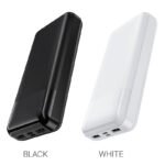 Hoco J72A Easy Travel 20000mAh Power Bank Price in Bangladesh - Portable dual-input charger with LED indicators and lithium polymer core