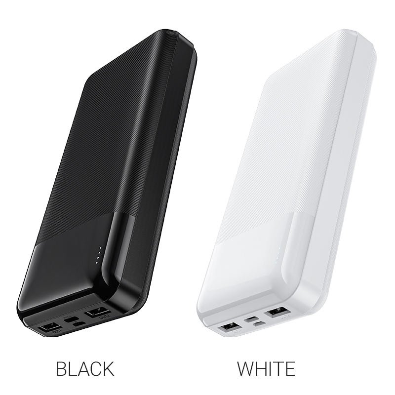 Hoco J72A Easy Travel 20000mAh Power Bank Price in Bangladesh - Portable dual-input charger with LED indicators and lithium polymer core