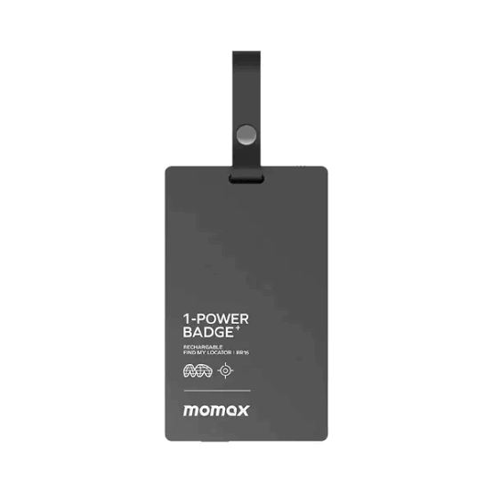 MOMAX 1-Power Badge+ 2500mAh Emergency Power Bank With Find My Locator Price in Bangladesh - Smart tracker and portable backup charger
