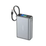 Foneng PX132 65W 20000mAh Power Bank Price in Bangladesh - Compact laptop power bank with built-in cable and TFT color display