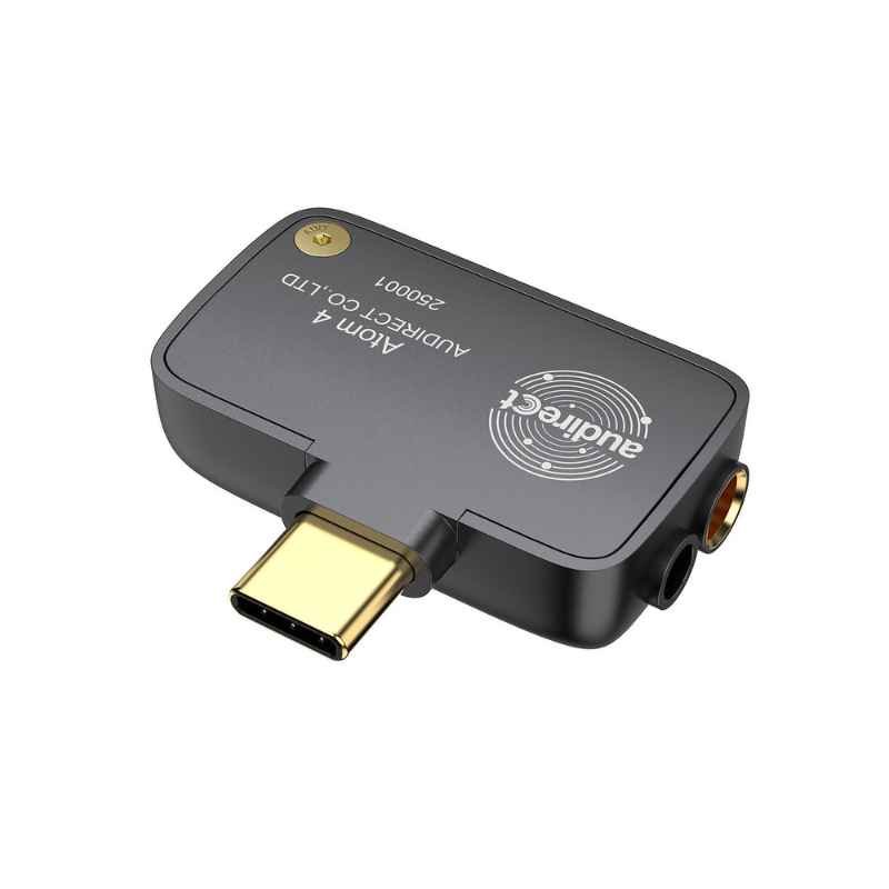 audirect-atom4-black-portable-dac-amp Audirect ATOM4 ESS9281AC PRO Portable DAC Amp Price in BD - Wezo